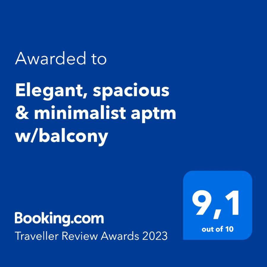 Elegant, Spacious & Minimalist Aptm W/Balcony Apartment Athens Luaran gambar